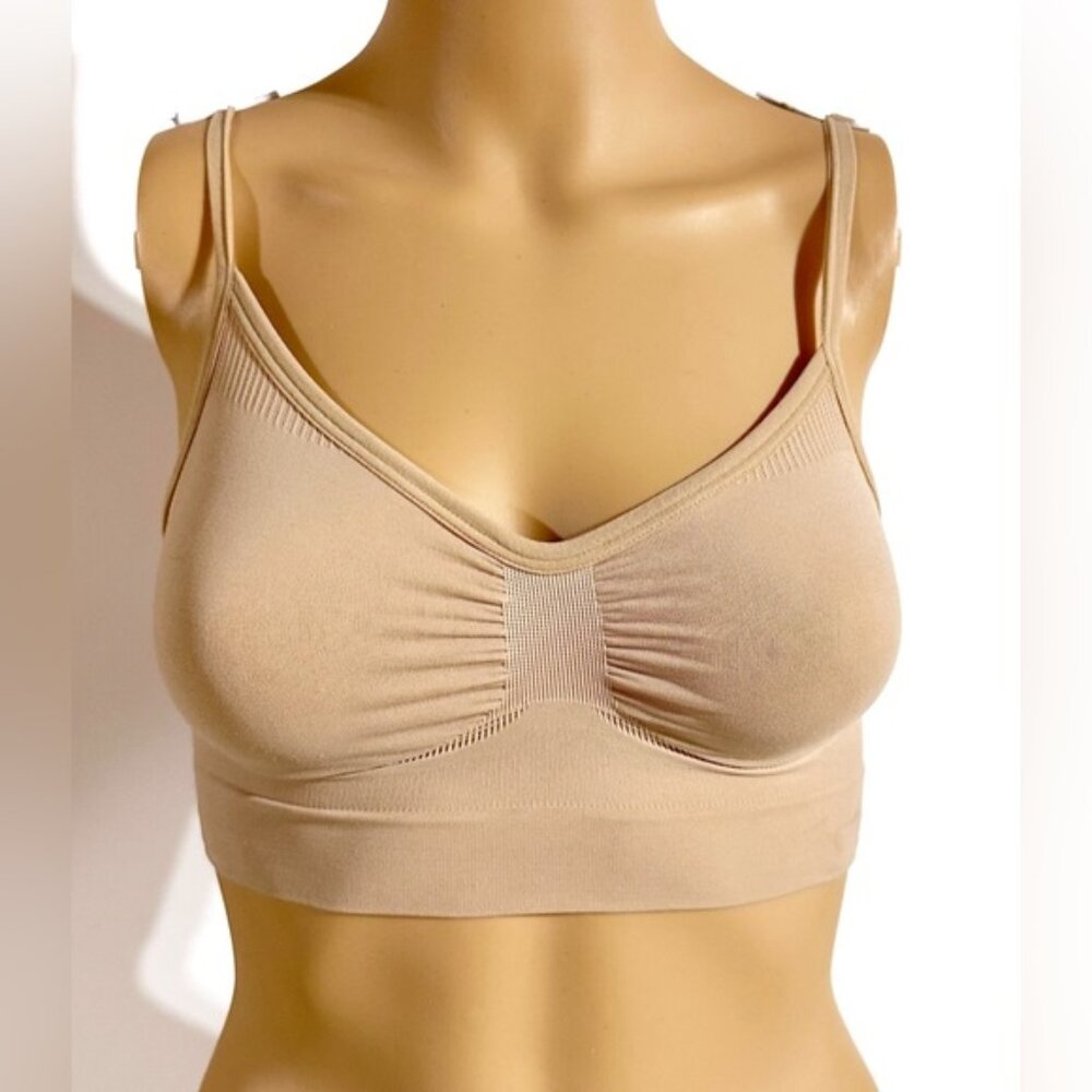 SKIMS Seamless Sculpt Bralette Minimalist DesignIn Clay Size L/XL